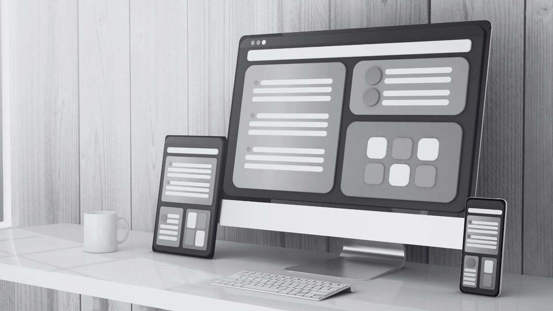 Site internet accessible sur ordinateur, smartphone et tablette
